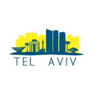 Dessin silhouette Tel Aviv