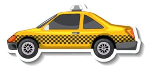 Illustration taxi jaune New York