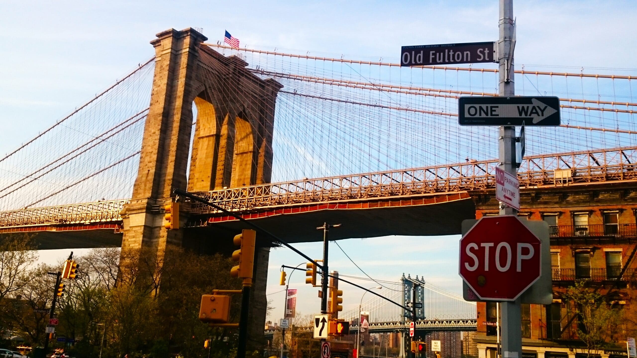 Brooklyn Bridge depuis Dumbo New York