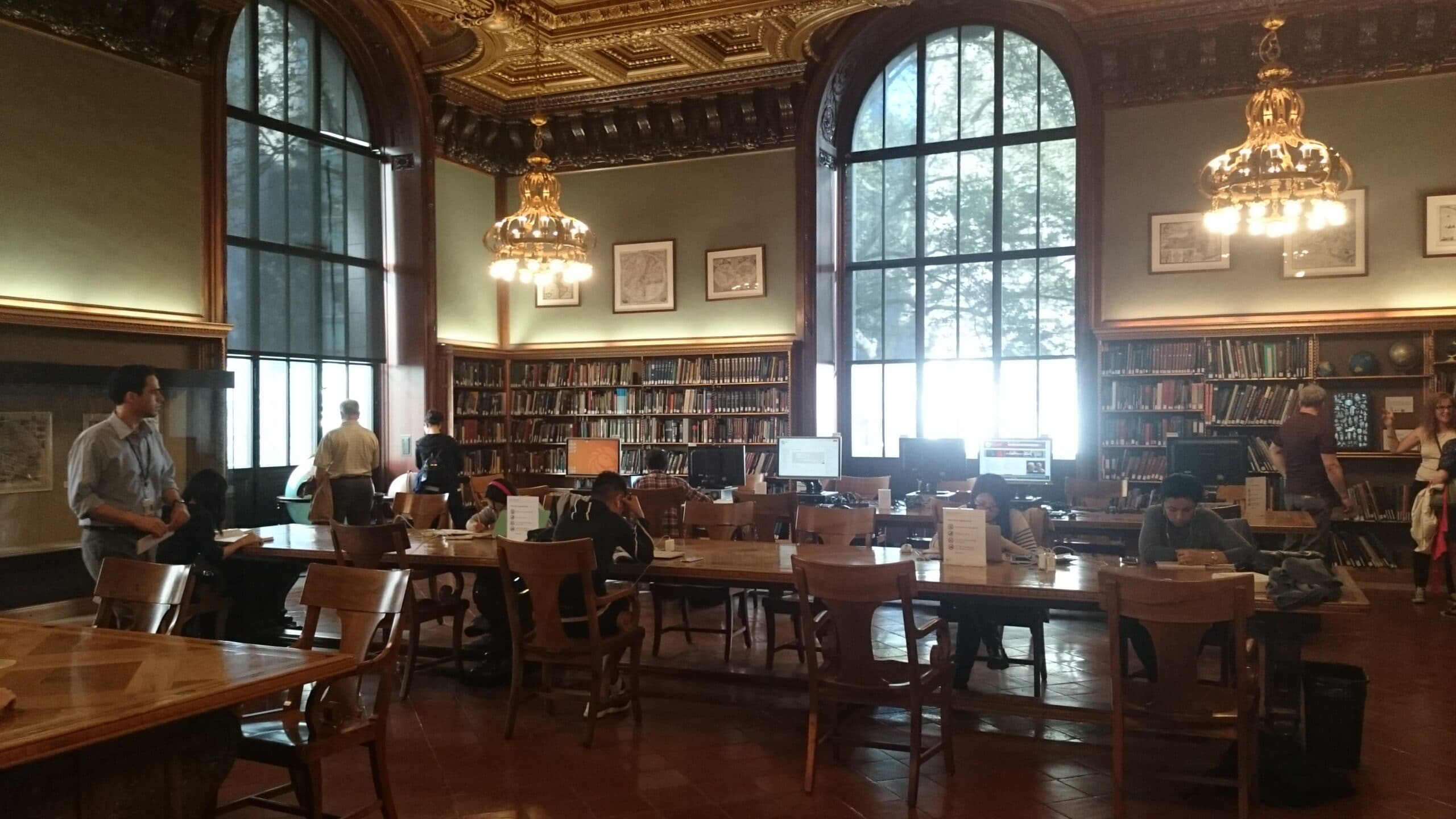 Salle de la Morgan Library dans Midtown à New York