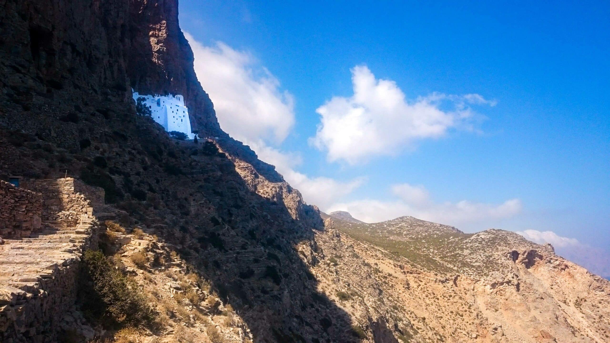 Monastère Hozoviotissa à Amorgos dans les Cyclades